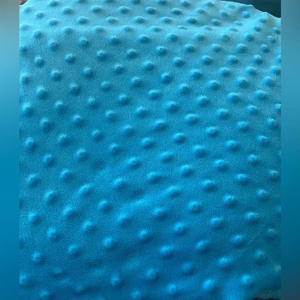 Minky Dimple Dot polyester microfiber Fabric/ approx 5ft x6ft swatch